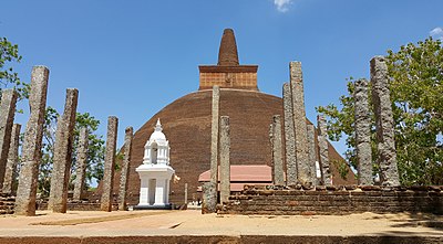 When was the revival of the current city of Anuradhapura started earnestly?