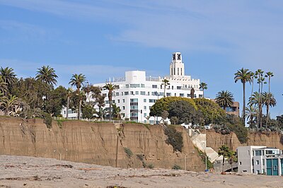 Which family was granted the land that would later become Santa Monica?