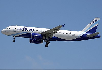 What percentage of the domestic market share does IndiGo hold as of April 2023?