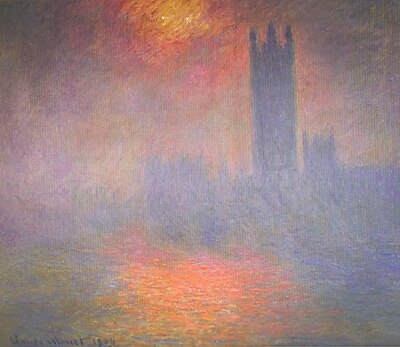 Which famous French cathedral did Monet paint a series of?