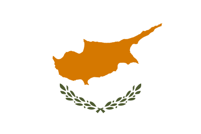 Which team did Cyprus play in their first international match?