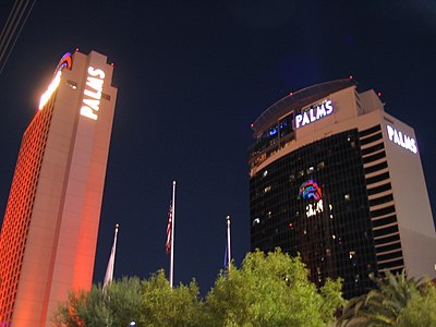 What is the name of the music venue at the Palms Casino Resort?