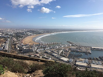What is the primary economic activity in Agadir?