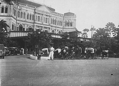 When was the Raffles Hotel established?