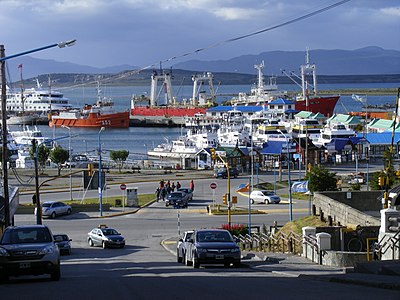 What is the area of the Department of Ushuaia?
