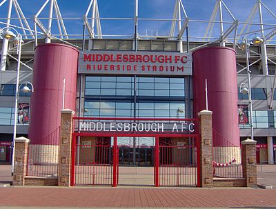 What do they call the stadium where Middlesbrough F.C. play their home games?