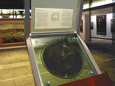 What national museum keeps a memorial of Dirk Hartog's visit to Australia?