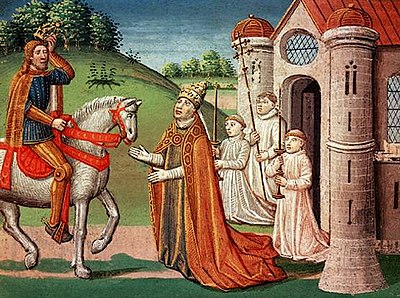Who was Charlemagne's father?