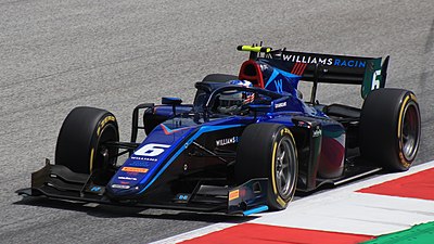 Who was Logan Sargeant's team in the 2022 FIA Formula 2 Championship?