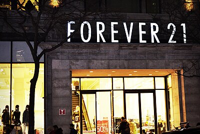 Which age group is Forever 21 primarily targeted at?