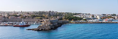In which Greek island group is Rhodes located?