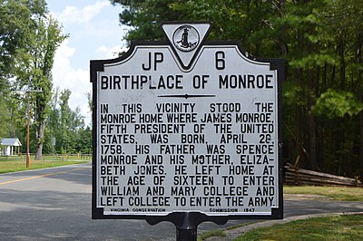 What is/was James Monroe's political party?