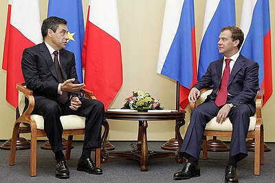 Which French president did Fillon serve under as Prime Minister?