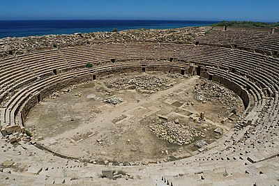 What was the main reason for the decline of Leptis Magna in the later part of the 3rd century?