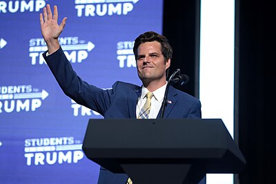 How many times has Matt Gaetz been reelected to the U.S. House of Representatives?