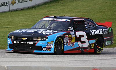 In which series did Austin Dillon make his NASCAR national series debut?