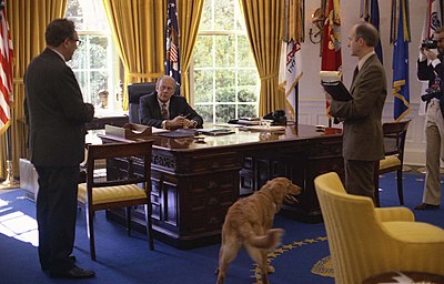 Which board did Scowcroft chair under President George W. Bush?