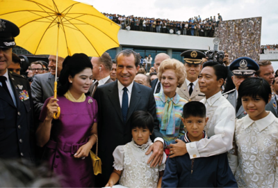 What institutions did Imelda Marcos attend for their education?