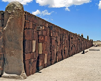 What does the Aymara term "taypiqala", once used to refer to Tiwanaku, mean?