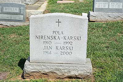 Where did Karski emigrate to after the war?
