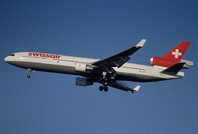 What caused Swissair's assets to dramatically lose value?