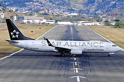 What type of flights did Copa Airlines abandon in 1980?