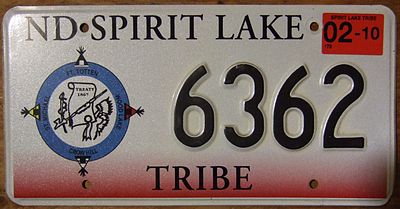 What is the total land area of the Spirit Lake Tribe reservation?