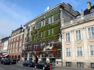 What is the elevation above sea level of Copenhagen?