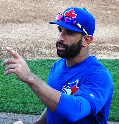 During his peak, in how many seasons did Bautista hit at least 35 home runs?