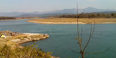 Which river flows through Haridwar?