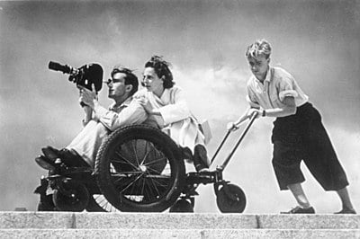What was the primary focus of Riefenstahl’s 1935 film'Triumph of the Will'?