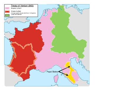 Which empire is considered the first phase in the history of the Holy Roman Empire?