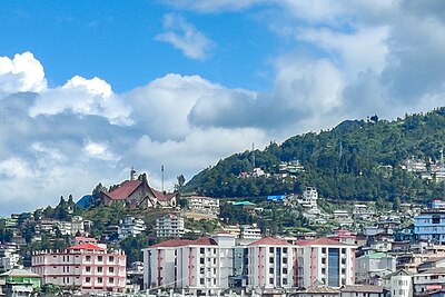 What is the resident population of Kohima?