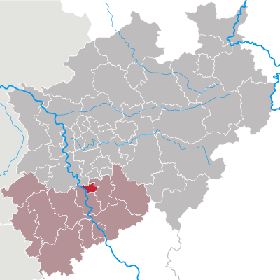 Which river runs through Leverkusen?