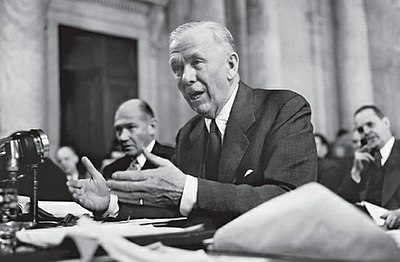 Alongside who, did Marshall plan the largest military expansion in U.S. history?