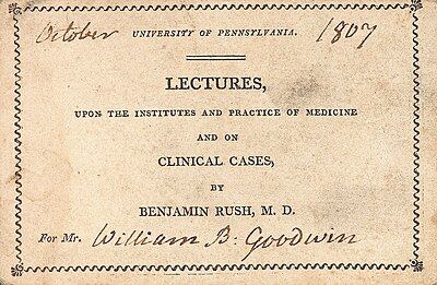 What document did Benjamin Rush sign?