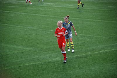 In which year did Caroline Seger make her debut for the Swedish national team?