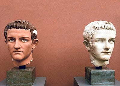 Where did Caligula's father, Germanicus, die?