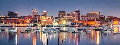 After which English location was Portland, Maine named?