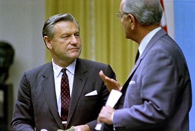 Which U.S. Presidents did Nelson Rockefeller serve under as assistant secretary of State for American Republic Affairs?