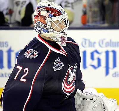 How many games did Bobrovsky play in his first NHL season?