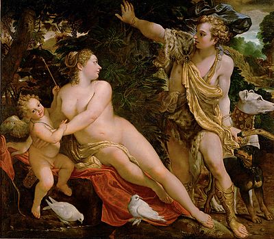 What did Carracci aim to achieve with his painting?