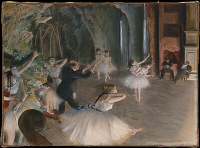 In what year did Edgar Degas pass away?