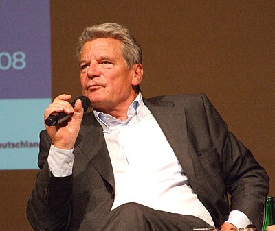 What does Gauck's 2012 book "Freedom: A Plea" call for?