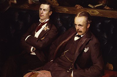 Which party did Chamberlain split in the course of his career?