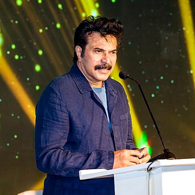 What is the name of the television network chaired by Mammootty?