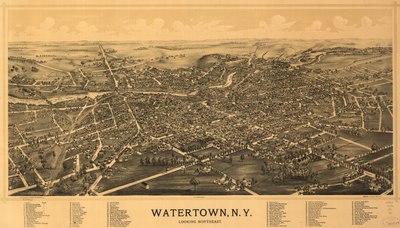 Which Midwestern city attracted many of Watertown's residents in the 1960s?