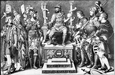 How did Charles V acquire his vast empire?