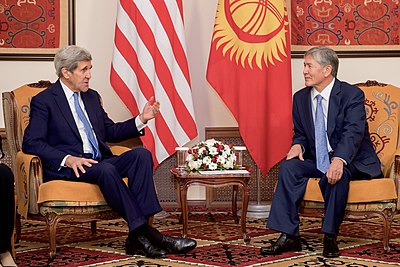 Which major constitutional change occurred under Atambayev?