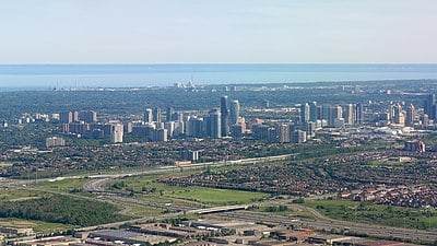 Which airport is located in the Malton neighborhood of Mississauga?